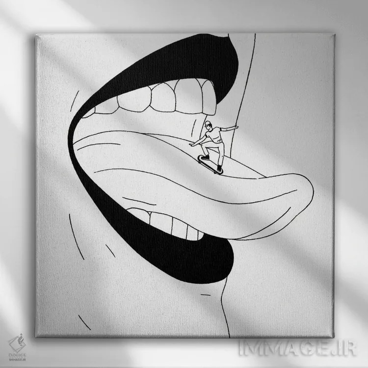 تابلو مسیرهای پرادویه اثر فیلیپو اسپینلی - نمای روبهرو روی دیوار