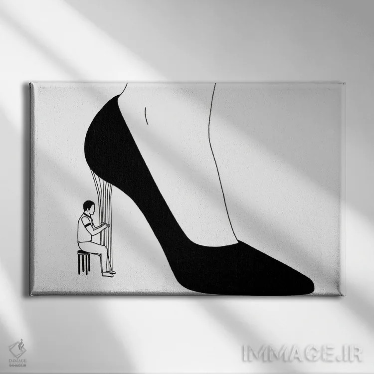 تابلو صدای حسی اثر فیلیپو اسپینلی - نمای روبهرو روی دیوار