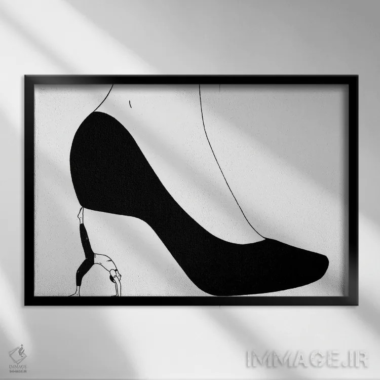 تابلو حمایت اثر فیلیپو اسپینلی - نمای قابدار مشکی