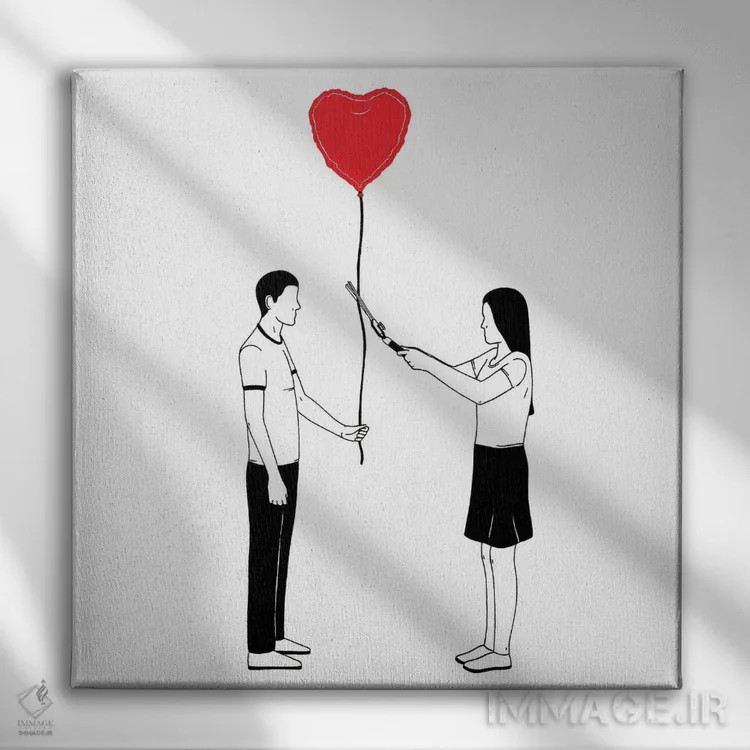 تابلو بریدن اثر فیلیپو اسپینلی - نمای روبهرو روی دیوار
