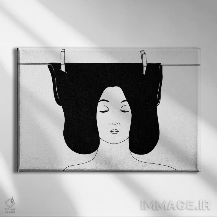تابلو خشک کردن افکار اثر فیلیپو اسپینلی - نمای روبهرو روی دیوار