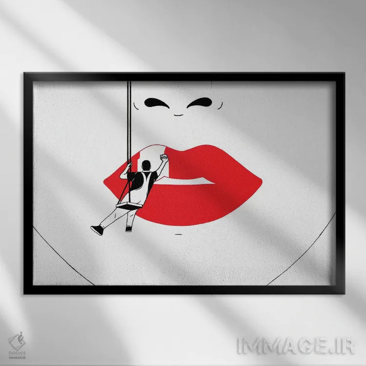 تابلو پاک کردن اثر فیلیپو اسپینلی - نمای قابدار مشکی