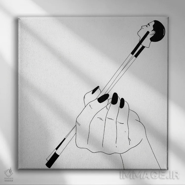 تابلو تو همان غذایی هستی که دوست داری اثر فیلیپو اسپینلی - نمای روبهرو روی دیوار