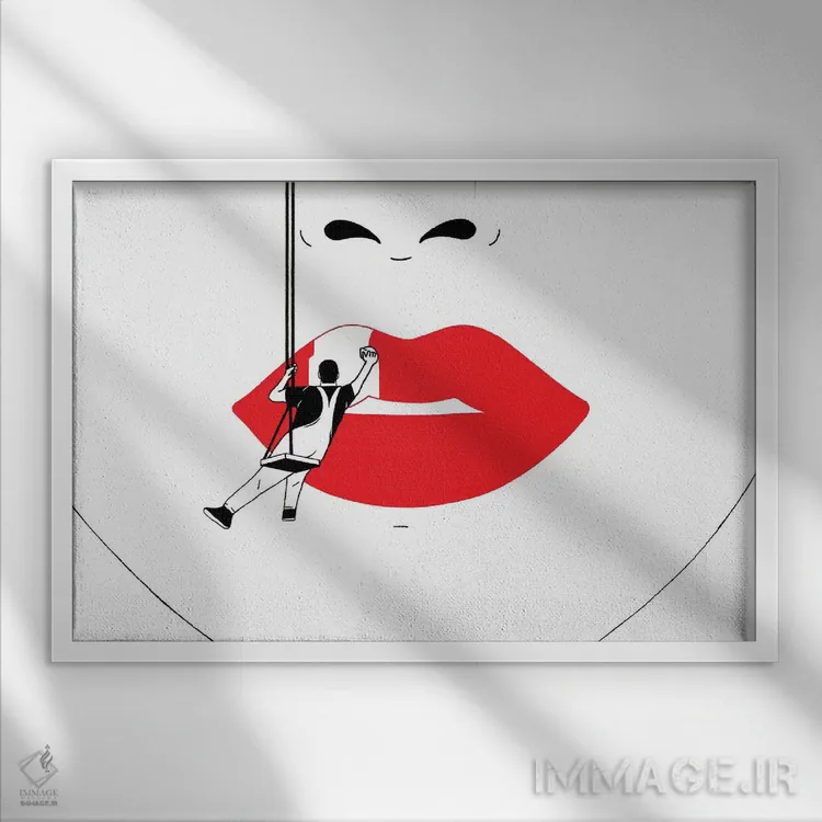 تابلو پاک کردن اثر فیلیپو اسپینلی - نمای قابدار سفید