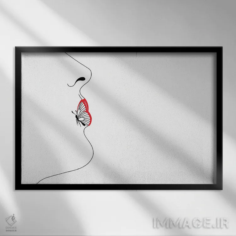 تابلو پرواز اثر فیلیپو اسپینلی - نمای قابدار مشکی