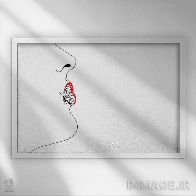 تابلو پرواز اثر فیلیپو اسپینلی - نمای قابدار سفید