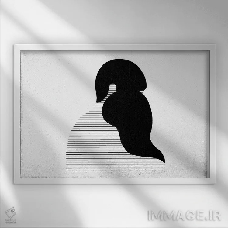 تابلو آغوش اثر فیلیپو اسپینلی - نمای قابدار سفید