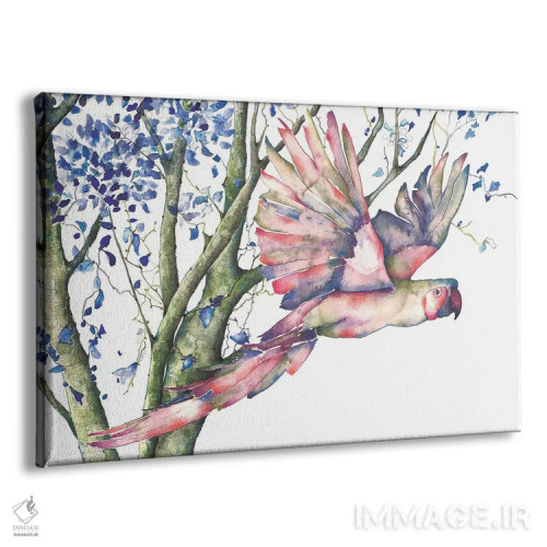 تابلو طوطی اثر فلاویا کودمی - نمای پرسپکتیو محصول