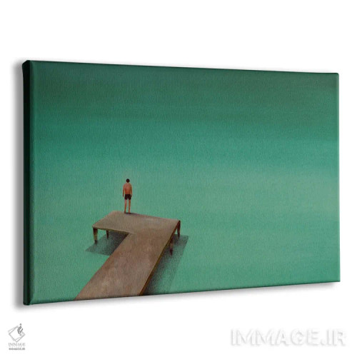 تابلو منظرهٔ دریا اثر فلاویا کودمی - نمای پرسپکتیو محصول