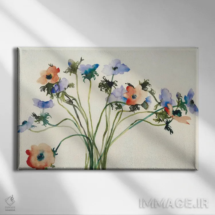 تابلو دستهگل IV اثر فلاویا کودمی - نمای روبهرو روی دیوار