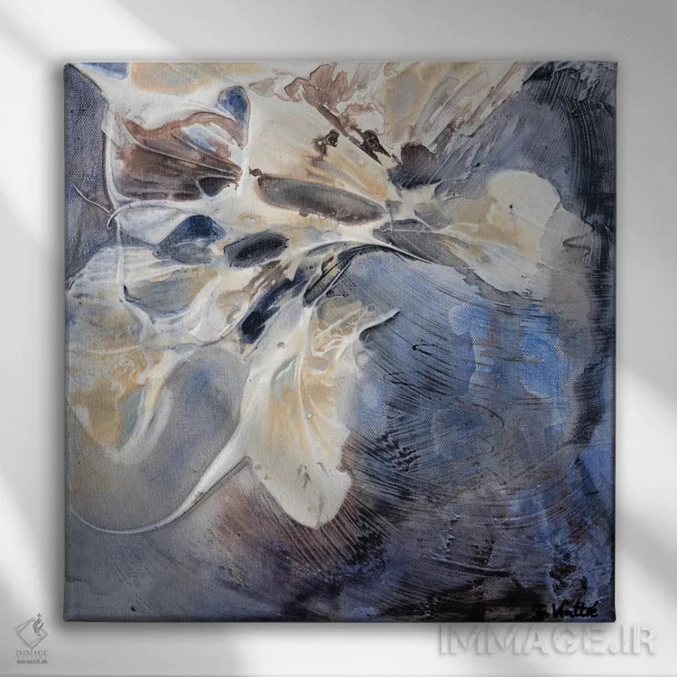 تابلو خاک سپاسگزاری II اثر فرانسواز واتره - نمای روبهرو روی دیوار