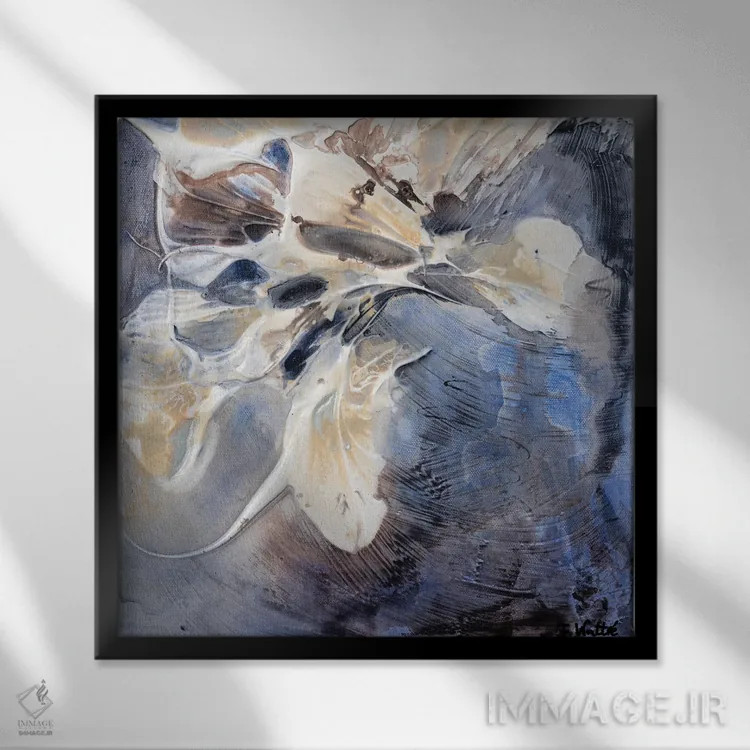 تابلو خاک سپاسگزاری II اثر فرانسواز واتره - نمای قابدار مشکی