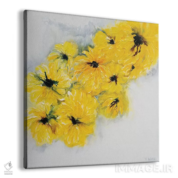 تابلو خوشی طلایی اثر فرانسواز واتره - نمای پرسپکتیو محصول