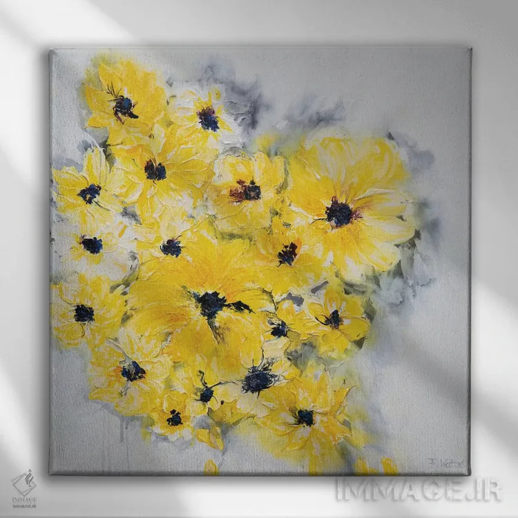 تابلو عصر تابستانی اثر فرانسواز واتره - نمای روبهرو روی دیوار