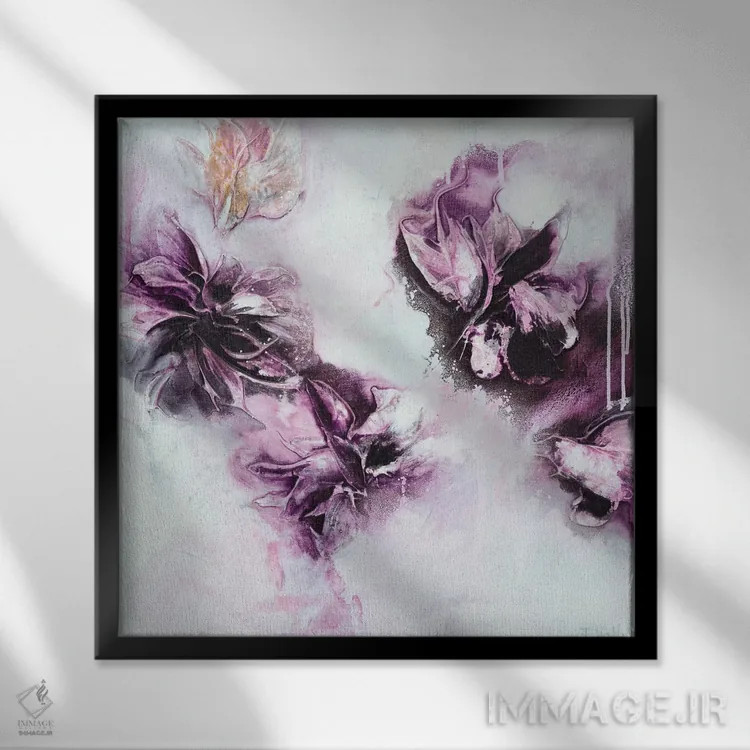 تابلو خاطرات خوش اثر فرانسواز واتره - نمای قابدار مشکی