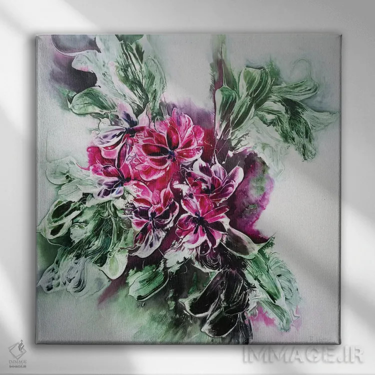 تابلو بهار سرشار اثر فرانسواز واتره - نمای روبهرو روی دیوار