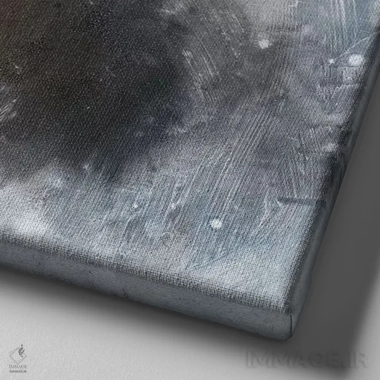 تابلو یک بار دیگر مرا ببوس اثر فرانسواز واتره - نمای نزدیک بافت بوم