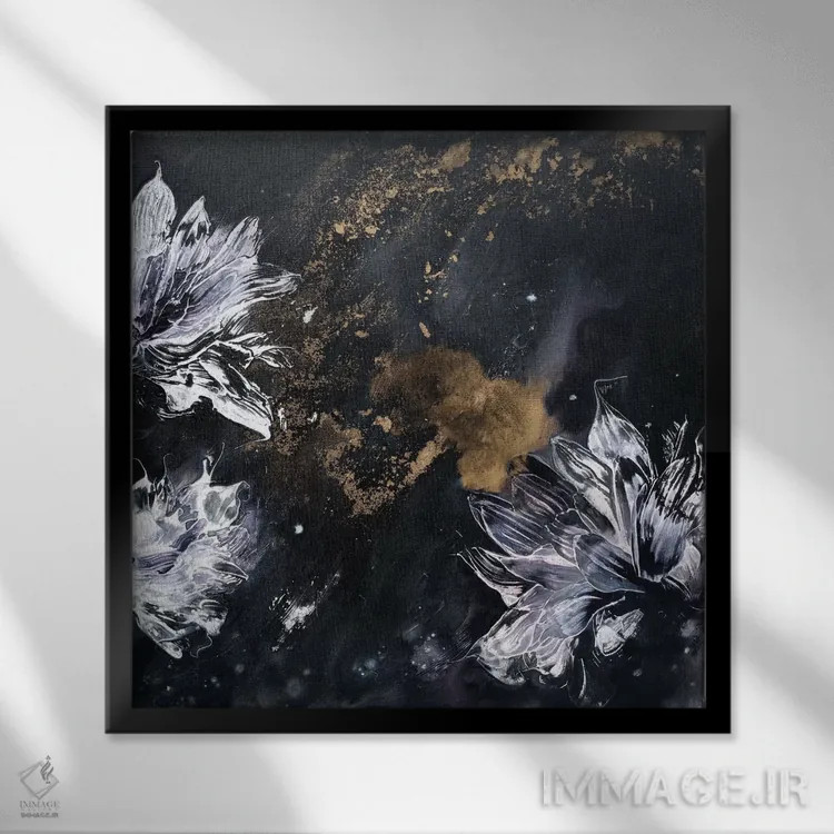 تابلو این ترانه برای توست اثر فرانسواز واتره - نمای قابدار مشکی