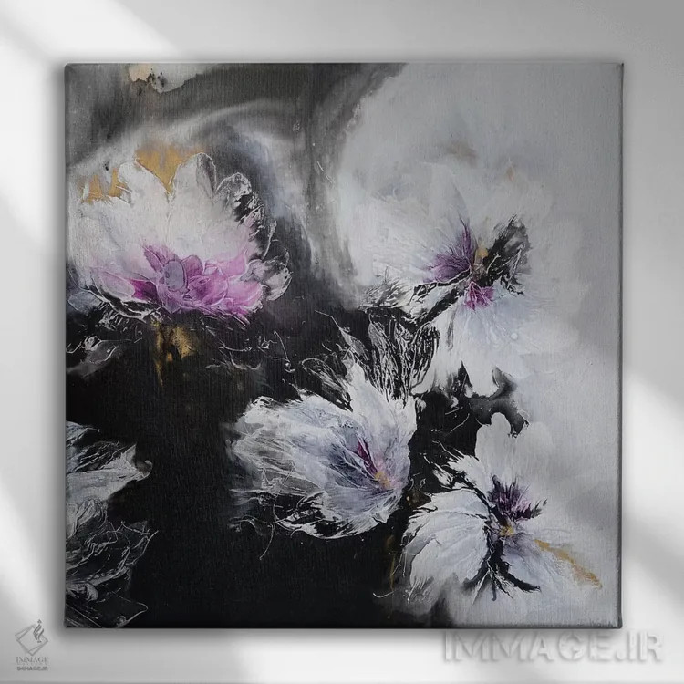 تابلو زیبایی در تاریکی هست II اثر فرانسواز واتره - نمای روبهرو روی دیوار