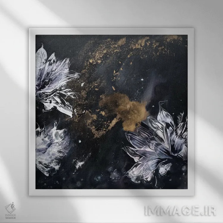 تابلو این ترانه برای توست اثر فرانسواز واتره - نمای قابدار سفید