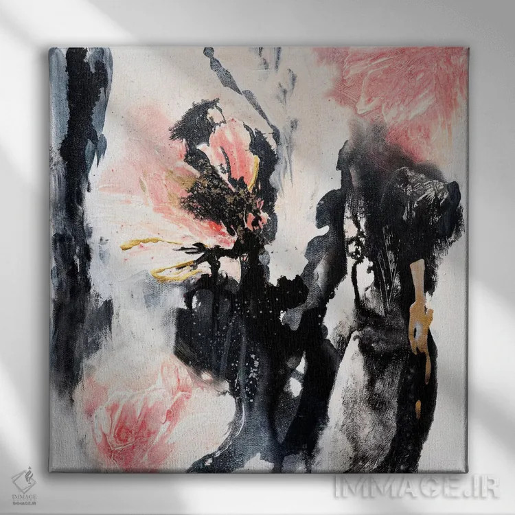 تابلو باغ رز اثر فرانسواز واتره - نمای روبهرو روی دیوار