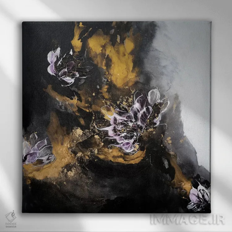 تابلو رقصیدن تا غروب I اثر فرانسواز واتره - نمای روبهرو روی دیوار