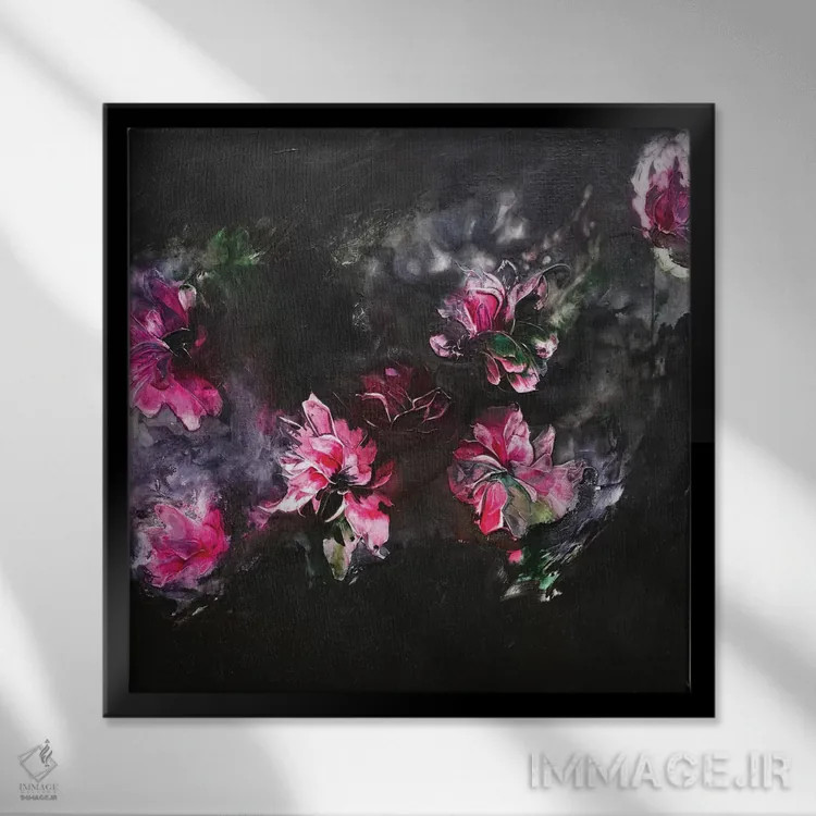 تابلو تو باعث این احساس در من میشوی اثر فرانسواز واتره - نمای قابدار مشکی