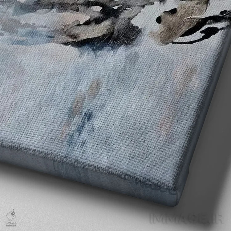 تابلو سپیدهدم امید اثر فرانسواز واتره - نمای نزدیک بافت بوم