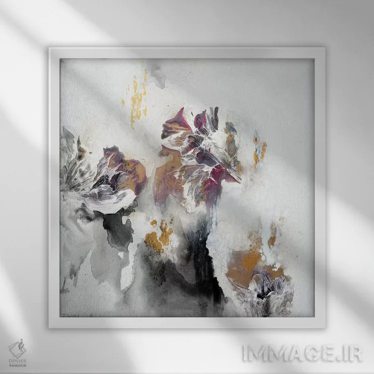 تابلو زرق و برق، عزیزم، زرق و برق اثر فرانسواز واتره - نمای قابدار سفید