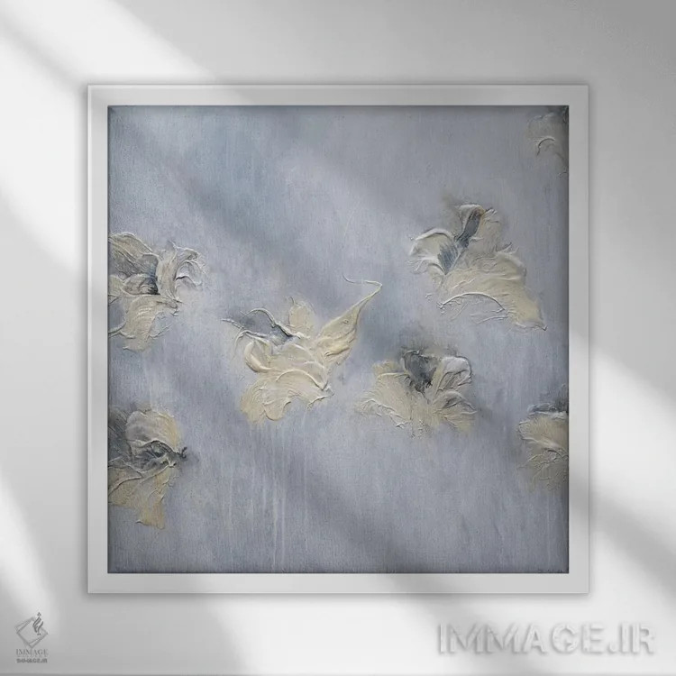 تابلو یک صبح جدید I اثر فرانسواز واتره - نمای قابدار سفید