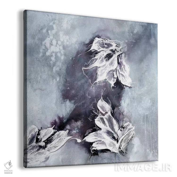 تابلو ابرهای پنبهای در روزی بادخیز اثر فرانسواز واتره - نمای پرسپکتیو محصول