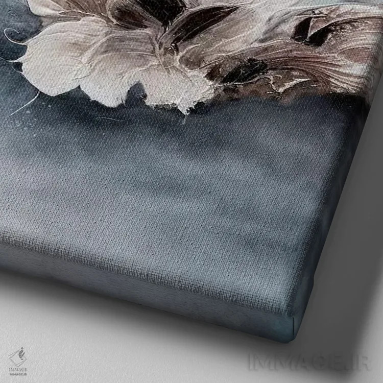 تابلو خاطرات آنتیگوا (جزیره کارائیب) اثر فرانسواز واتره - نمای نزدیک بافت بوم