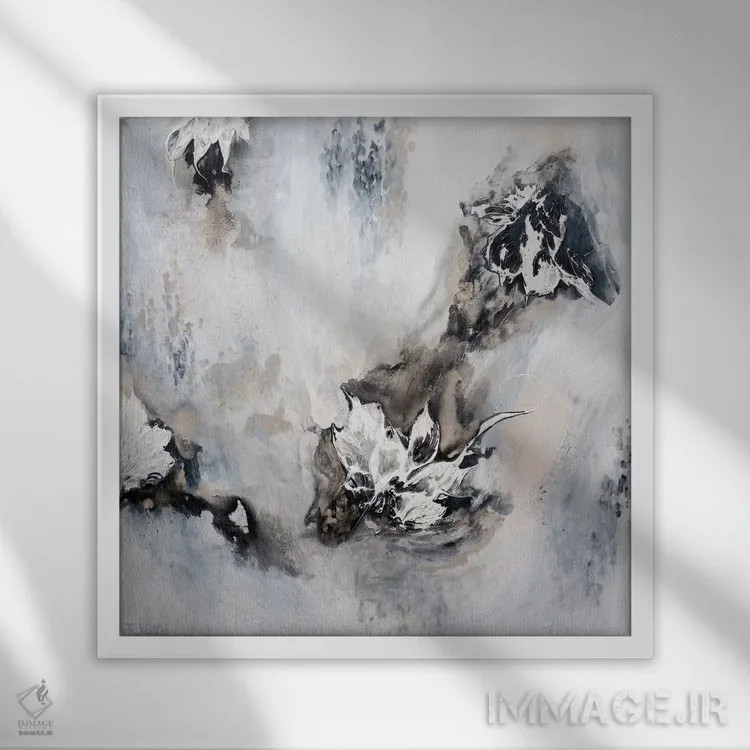 تابلو والس آخر تابستان اثر فرانسواز واتره - نمای قابدار سفید