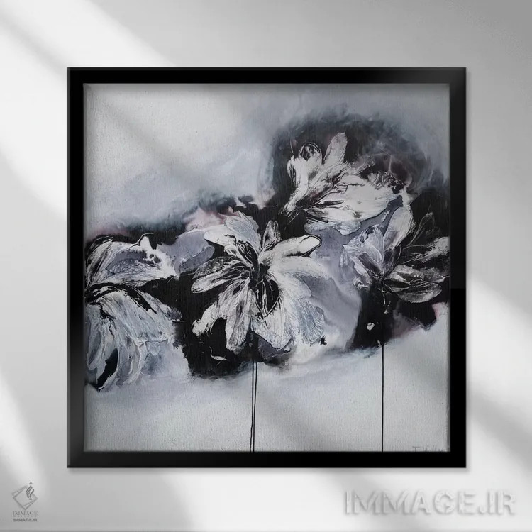 تابلو فراتر از آسمان III اثر فرانسواز واتره - نمای قابدار مشکی