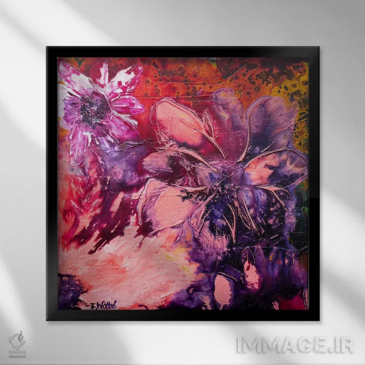 تابلو عطر تابستان I اثر فرانسواز واتره - نمای قابدار مشکی