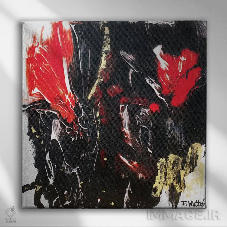 تابلو گنجینههای پنهان اثر فرانسواز واتره - نمای روبهرو روی دیوار