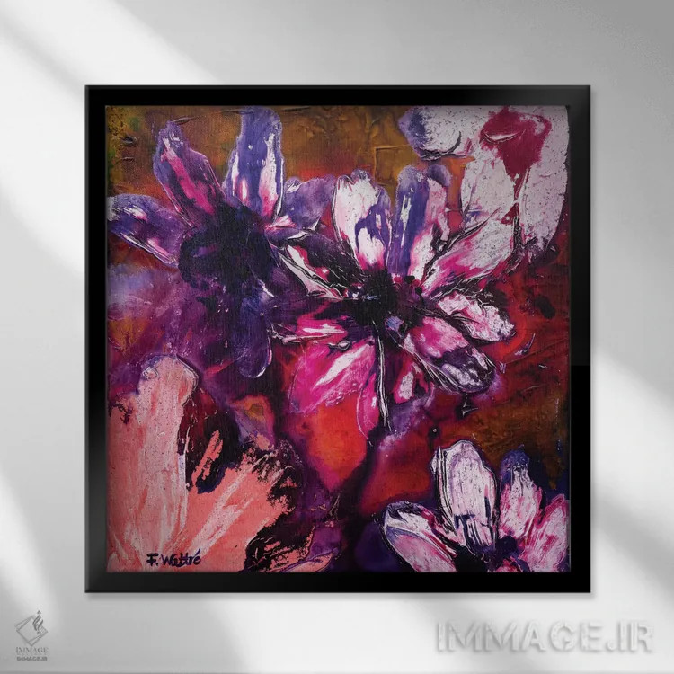 تابلو عطر تابستان III اثر فرانسواز واتره - نمای قابدار مشکی