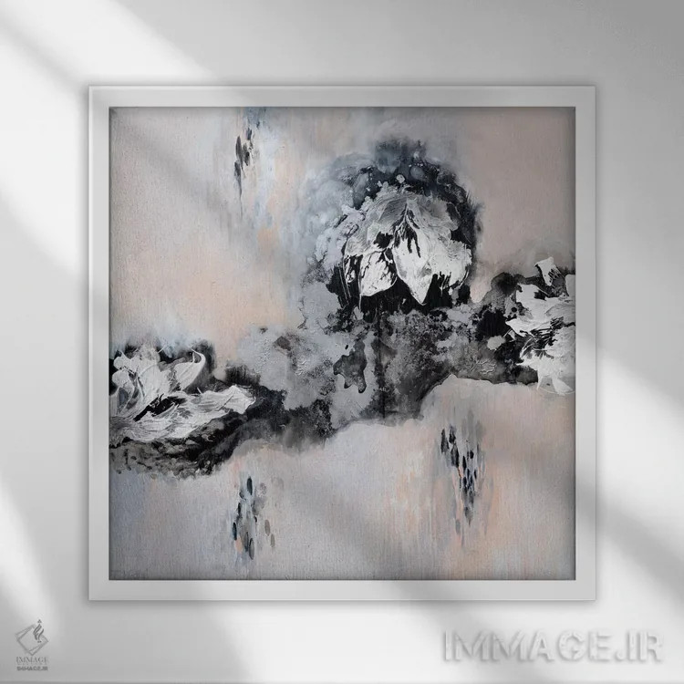 تابلو این نور درخشان اثر فرانسواز واتره - نمای قابدار سفید