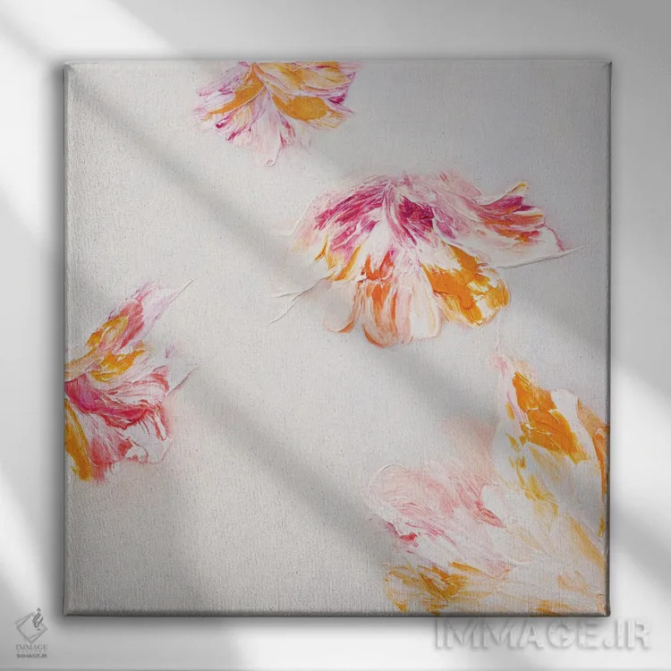 تابلو شادی درخشان اثر فرانسواز واتره - نمای روبهرو روی دیوار