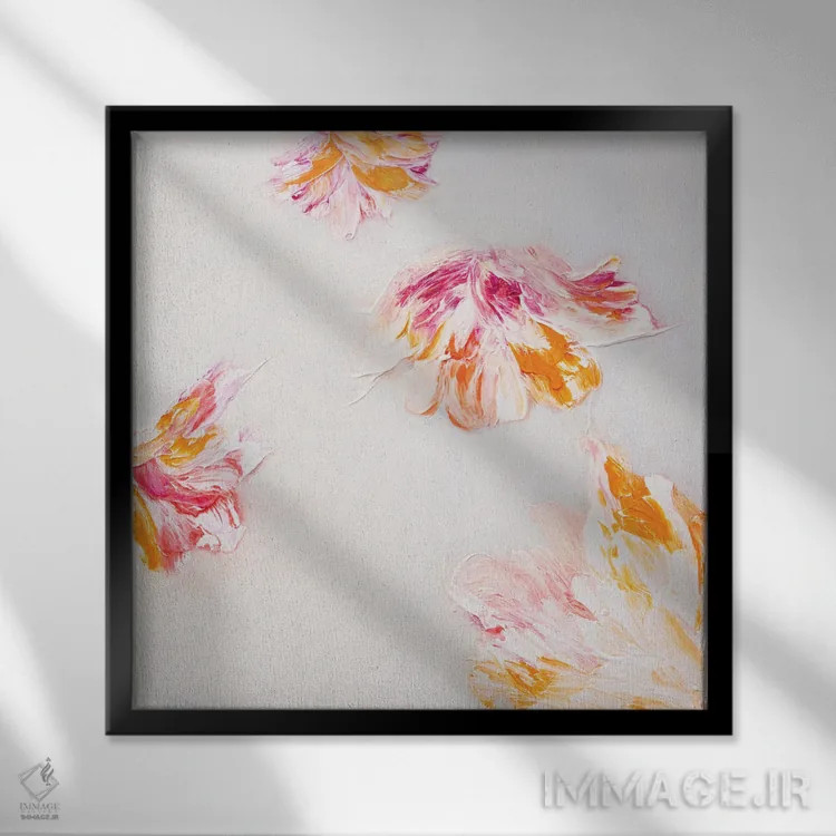 تابلو شادی درخشان اثر فرانسواز واتره - نمای قابدار مشکی