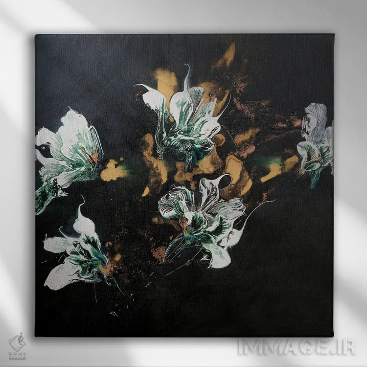 تابلو واقعاً عاشق انجام این کار بودم اثر فرانسواز واتره - نمای روبهرو روی دیوار