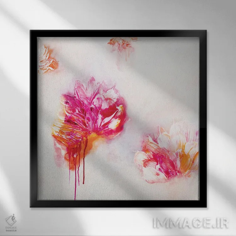 تابلو وفور اثر فرانسواز واتره - نمای قابدار مشکی