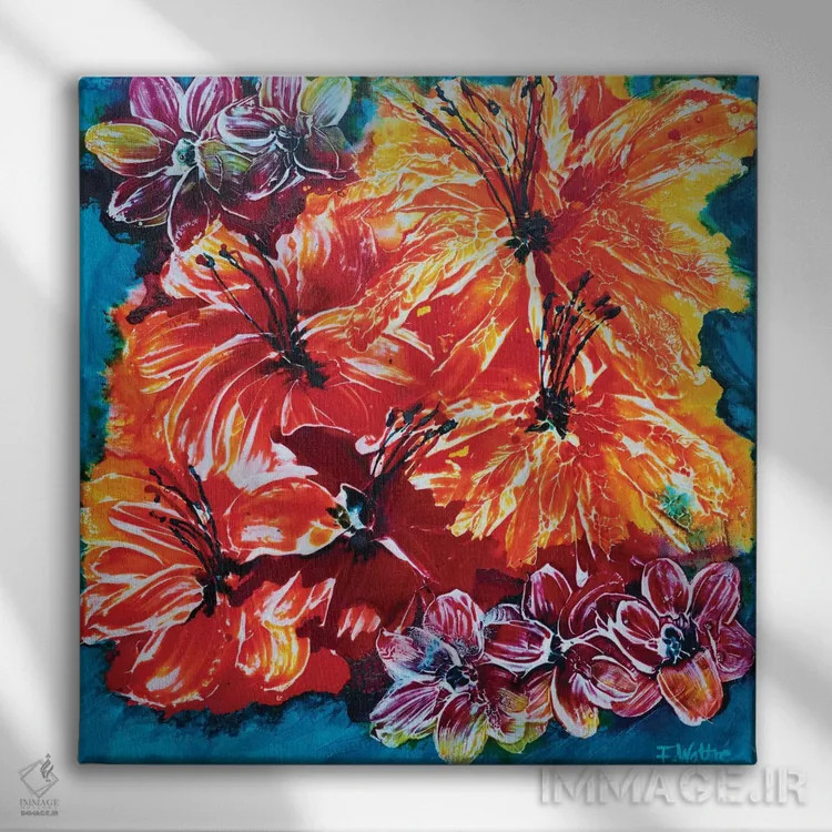 تابلو حس فلوریدا اثر فرانسواز واتره - نمای روبهرو روی دیوار