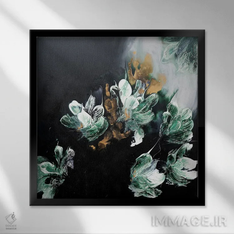 تابلو با من برقص اثر فرانسواز واتره - نمای قابدار مشکی