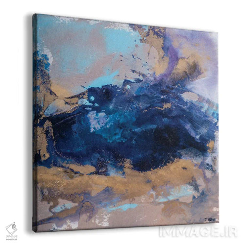 تابلو وحشی همچون اقیانوس اثر فرانسواز واتره - نمای پرسپکتیو محصول