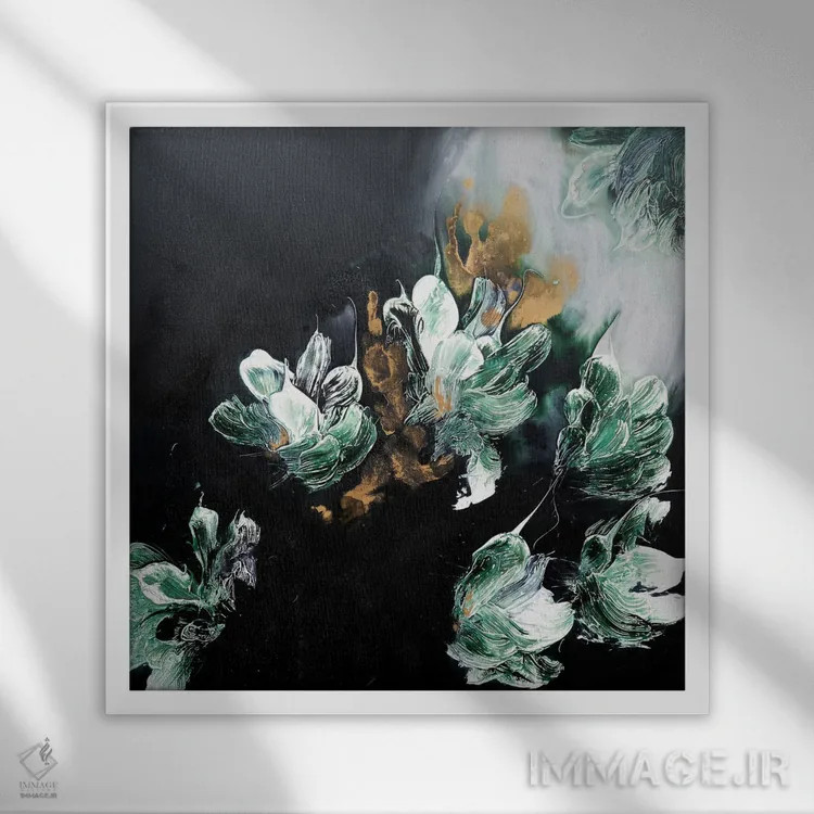 تابلو با من برقص اثر فرانسواز واتره - نمای قابدار سفید