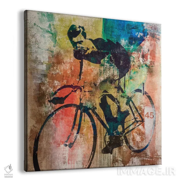 تابلو مسابقه دوچرخهسواری اثر فرانسیس وارد - نمای پرسپکتیو محصول