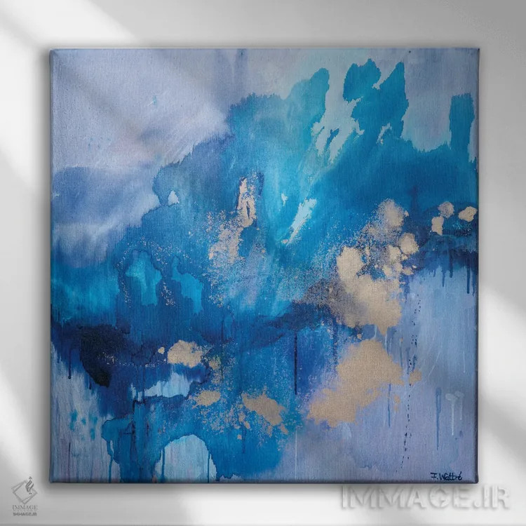 تابلو مرا به سوی اقیانوس ببر اثر فرانسواز واتره - نمای روبهرو روی دیوار