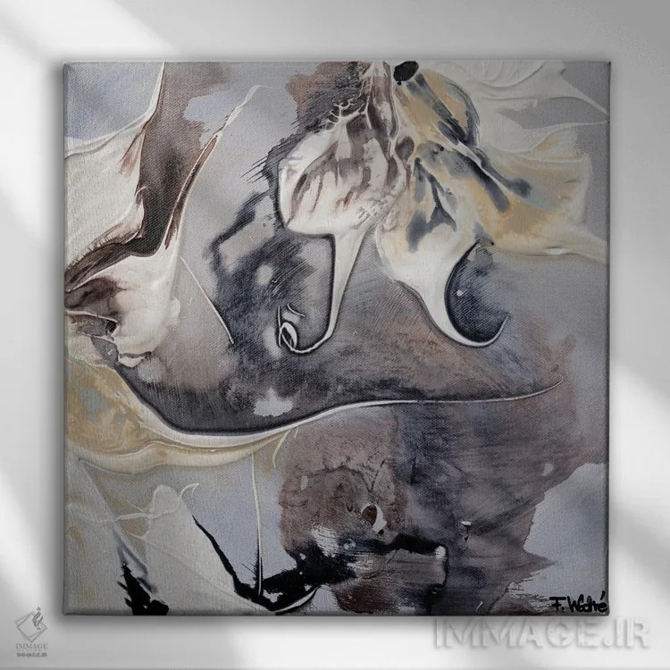 تابلو خاک قدردانی I اثر فرانسواز واتره - نمای روبهرو روی دیوار