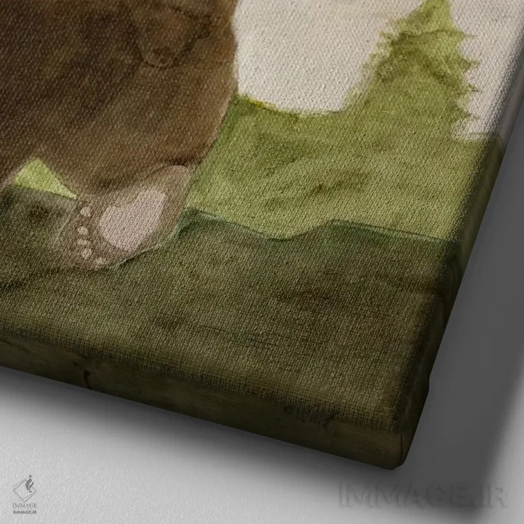 تابلو این یکی دقیقاً مناسب است اثر فرانسیس وارد - نمای نزدیک بافت بوم